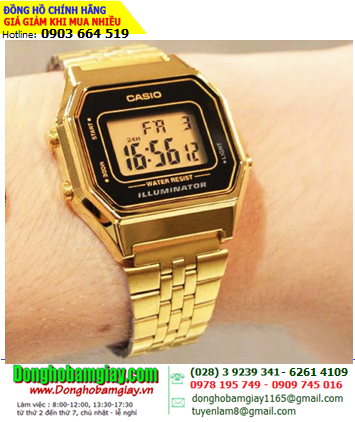 Casio LA680WGA-1DF; Đồng hồ điện tử Nữ Casio LA680WGA-1DF 